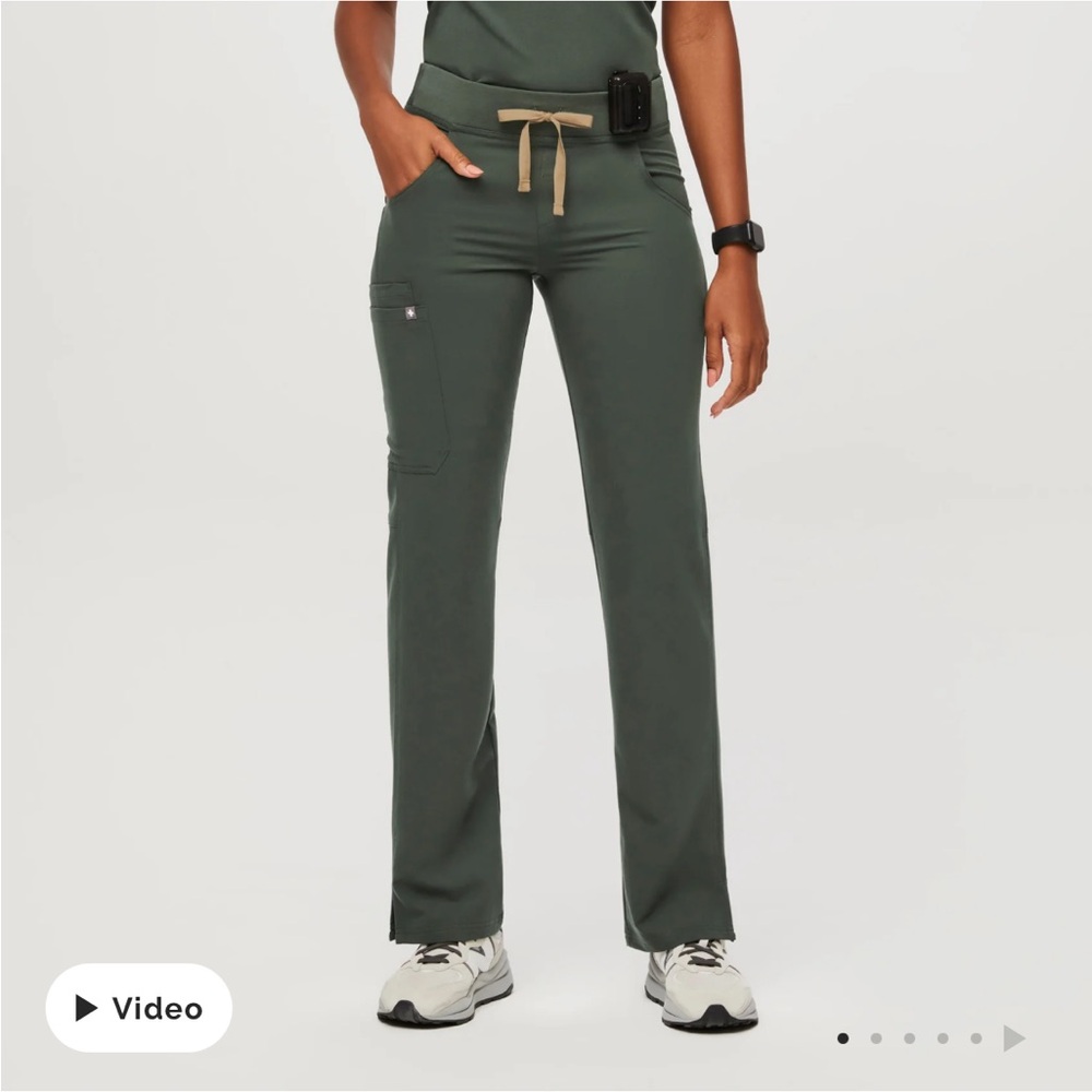 Figs Olive Green Women's Trousers